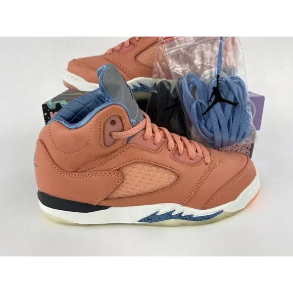 Nike Air Jordan 5 Retro X DJ Khaled TD Toddler 9C-10C We The Best Crimson Bliss - Picture 5 of 12